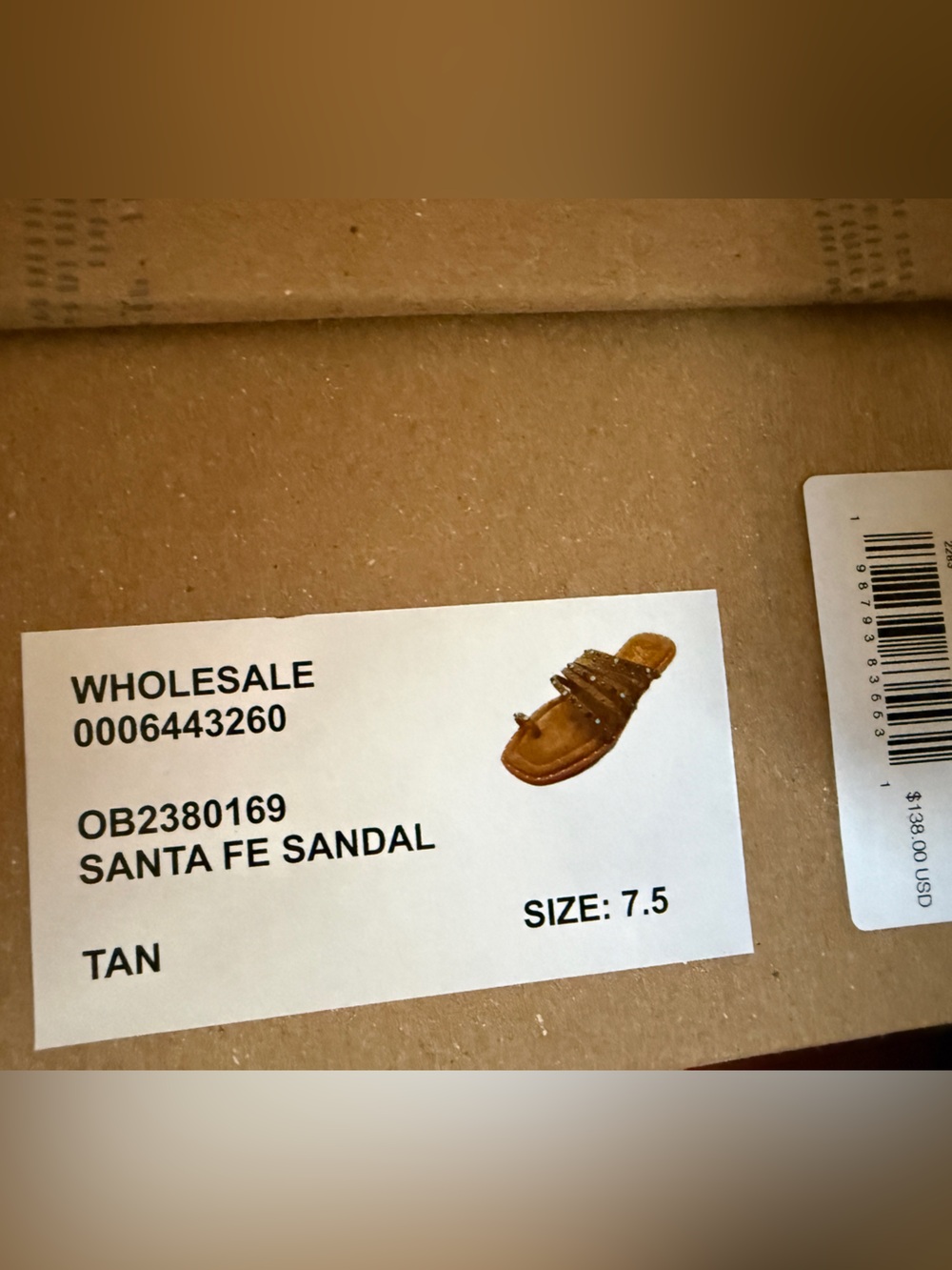 Free People Santa Fe Studded Suede Multi-Strap sandals w Turquoise Accents, 7.5 - Picture 6 of 6